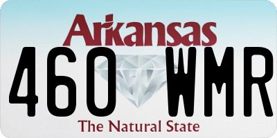 AR license plate 460WMR