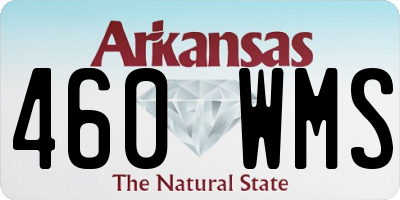 AR license plate 460WMS