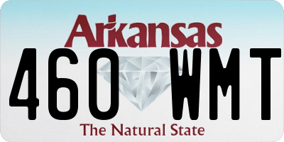 AR license plate 460WMT
