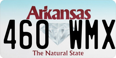 AR license plate 460WMX