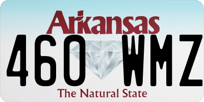 AR license plate 460WMZ