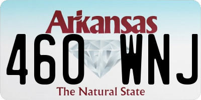 AR license plate 460WNJ