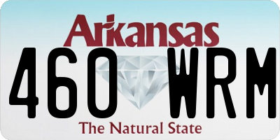 AR license plate 460WRM