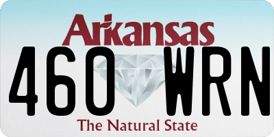 AR license plate 460WRN