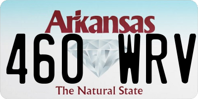AR license plate 460WRV
