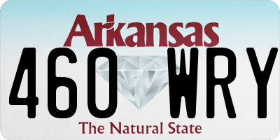 AR license plate 460WRY