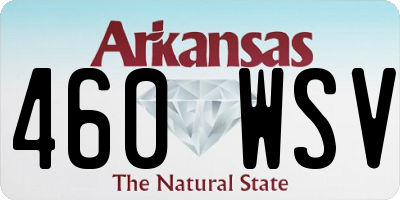 AR license plate 460WSV