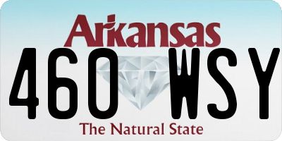 AR license plate 460WSY