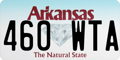 AR license plate 460WTA