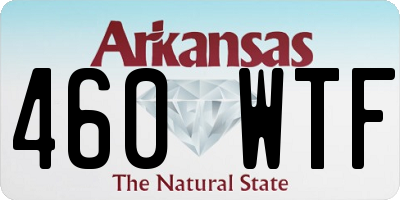 AR license plate 460WTF