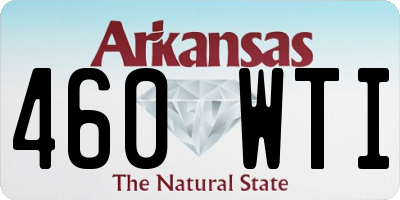 AR license plate 460WTI