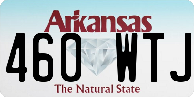 AR license plate 460WTJ