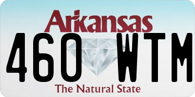 AR license plate 460WTM