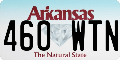 AR license plate 460WTN