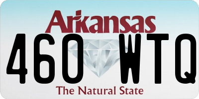 AR license plate 460WTQ
