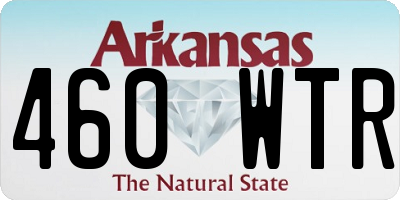 AR license plate 460WTR