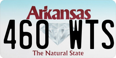 AR license plate 460WTS