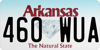 AR license plate 460WUA