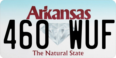 AR license plate 460WUF