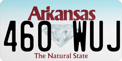 AR license plate 460WUJ