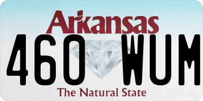 AR license plate 460WUM
