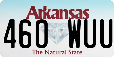 AR license plate 460WUU