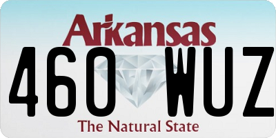 AR license plate 460WUZ