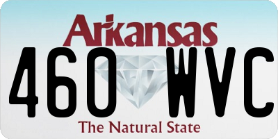 AR license plate 460WVC