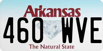 AR license plate 460WVE