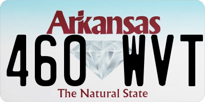 AR license plate 460WVT