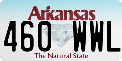 AR license plate 460WWL