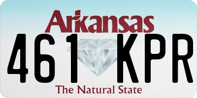 AR license plate 461KPR