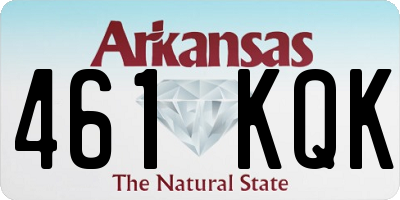 AR license plate 461KQK