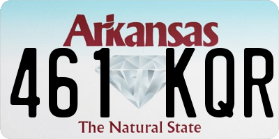 AR license plate 461KQR