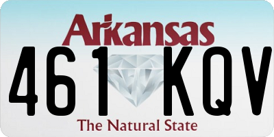 AR license plate 461KQV