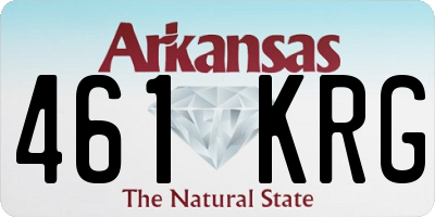 AR license plate 461KRG