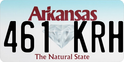 AR license plate 461KRH