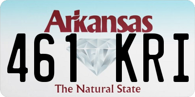 AR license plate 461KRI