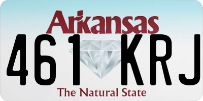 AR license plate 461KRJ