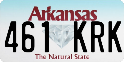 AR license plate 461KRK