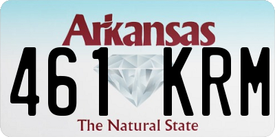 AR license plate 461KRM