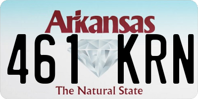 AR license plate 461KRN