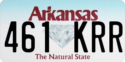 AR license plate 461KRR