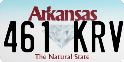 AR license plate 461KRV
