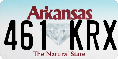 AR license plate 461KRX