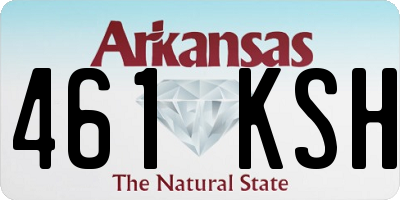 AR license plate 461KSH