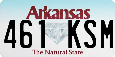 AR license plate 461KSM