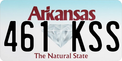 AR license plate 461KSS