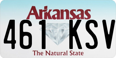 AR license plate 461KSV