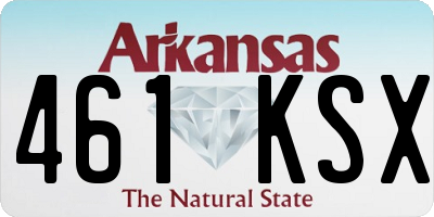 AR license plate 461KSX